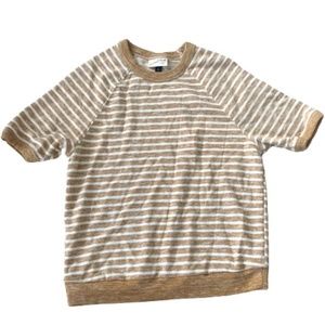NWOT Striped Sweatshirt Tee